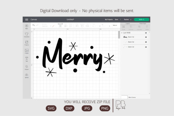 Be Merry Svg: A Versatile Christmas Graphics Illustration