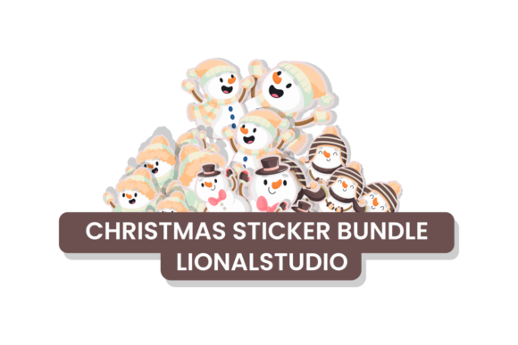 Bundle Sticker Snowman Christmas Design Review