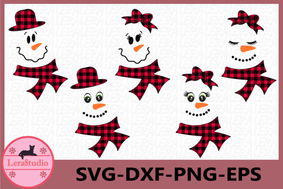 Charming Snowman Buffalo Plaid for Christmas