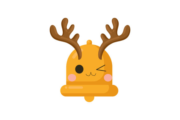 Christmas Bell Headband Deer Antler: A Festive Embroidery Delight