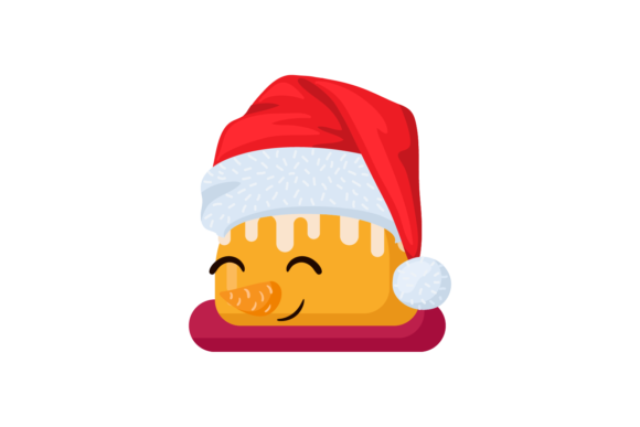 Christmas Cake Hat Kawaii: A Festive Graphics Delight