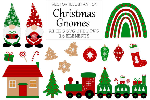 Christmas Gnomes SVG: A Festive Graphics and Illustrations Delight