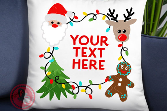 Christmas Monogram Santa Deer Cookies: A Festive Graphic Asset