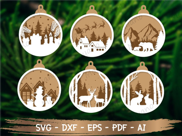 Christmas Ornament Graphics: A Versatile Illustration Bundle