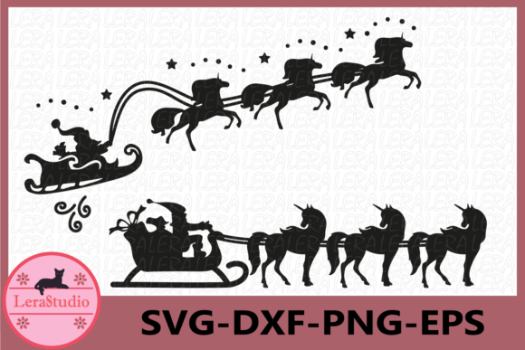 Christmas, Santa, Unicorn: Festive Graphics for Local Brands