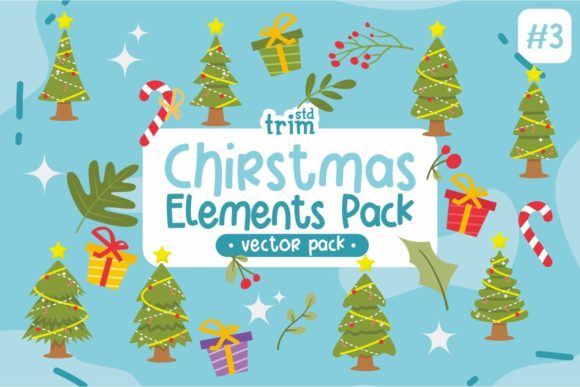 Christmas Vector Elements Pack: A Festive Design Review