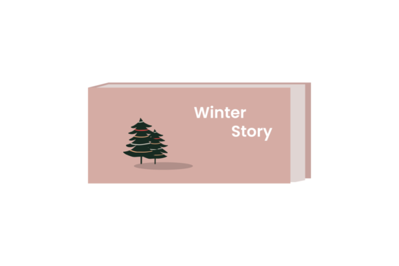 Christmas Winter Story Book Illustration: A Graphics Gem