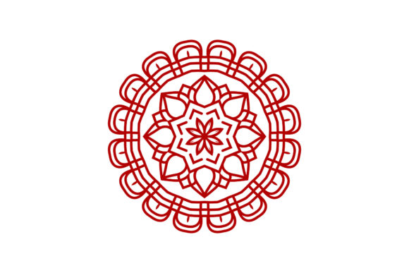 Mandala Christmas Graphics: A Versatile Illustration for Holiday Sales