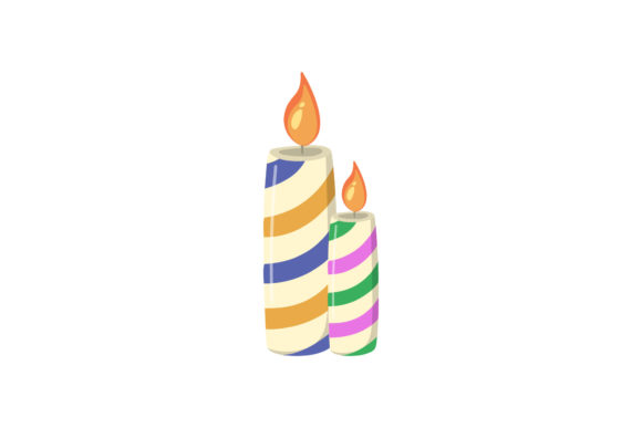 Merry Christmas Candle Designs: A Festive Graphics Asset