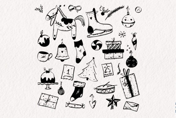 Minimal CHRISTMAS: A Versatile Graphics and Illustrations Collection