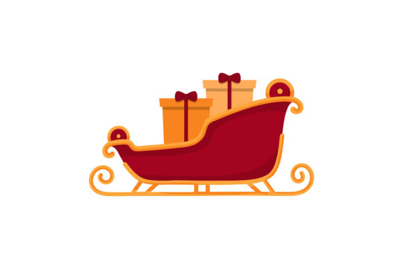 Reviewing Sleigh Christmas Illustration for Holiday Projects